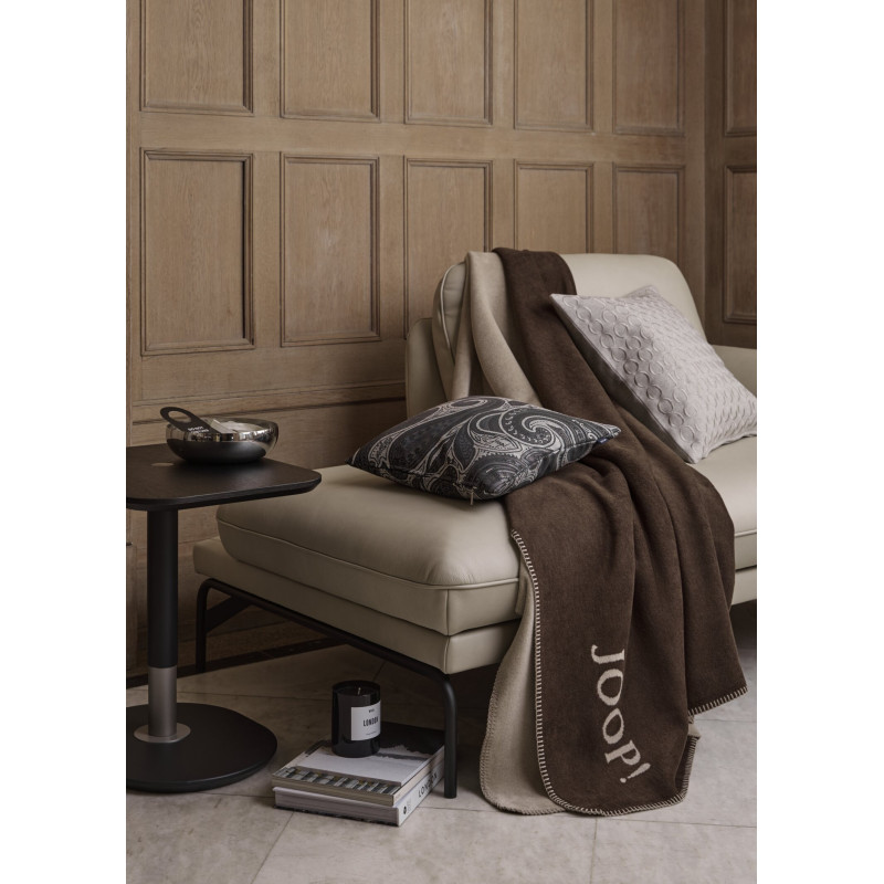 Pled JOOP! Uni-Doubleface Mokka-Taupe - ciepły i stylowy | JMB Design
