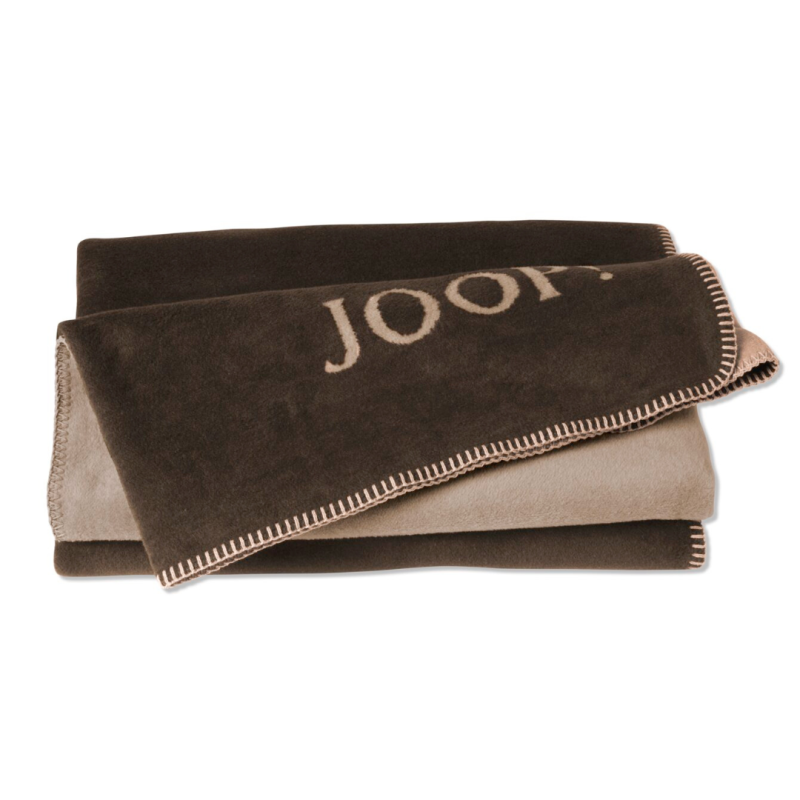 Pled JOOP! Uni-Doubleface Mokka-Taupe - ciepły i stylowy | JMB Design