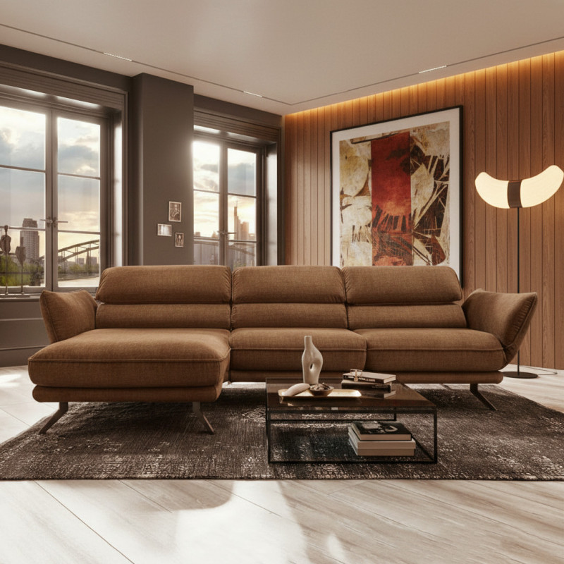 Narożnik Hukla Korfu - relaks i elegancja w Twoim salonie | JMB Design