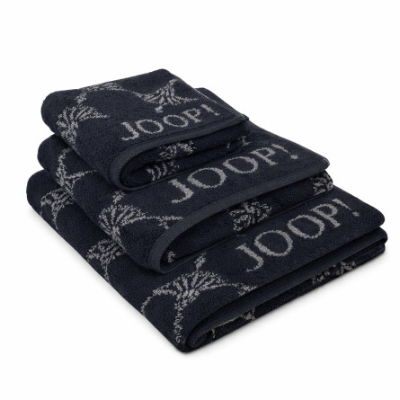 Zestaw ręczników JOOP! Classic Cornflower czarny | JMB Design