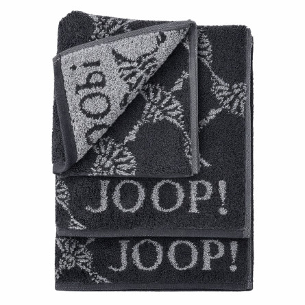 Zestaw ręczników JOOP! Classic Cornflower czarny | JMB Design