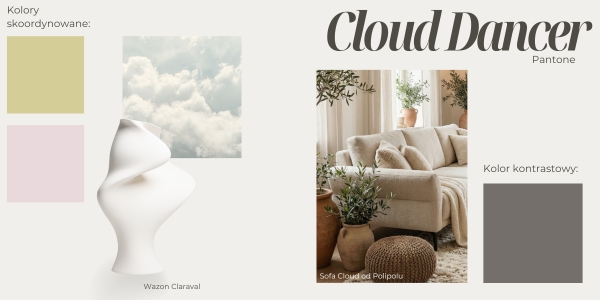 Kolor roku Pantone 2026 Cloud Dancer