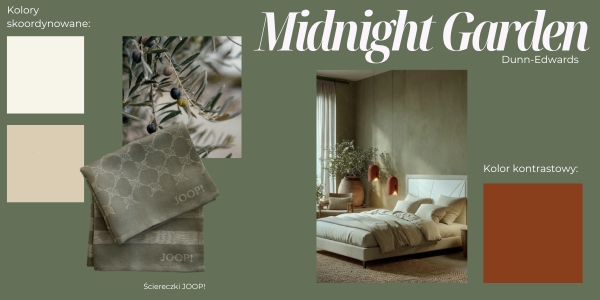 Kolor roku 2026 Dunn-Edwards Midnight Garden