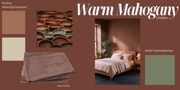 Kolor roku Glidden Warm Mahogany 2026