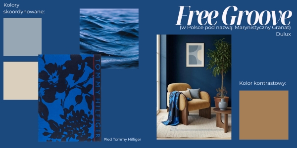 Kolor roku Dulux Free Groove Marynistyczny Granat 2026